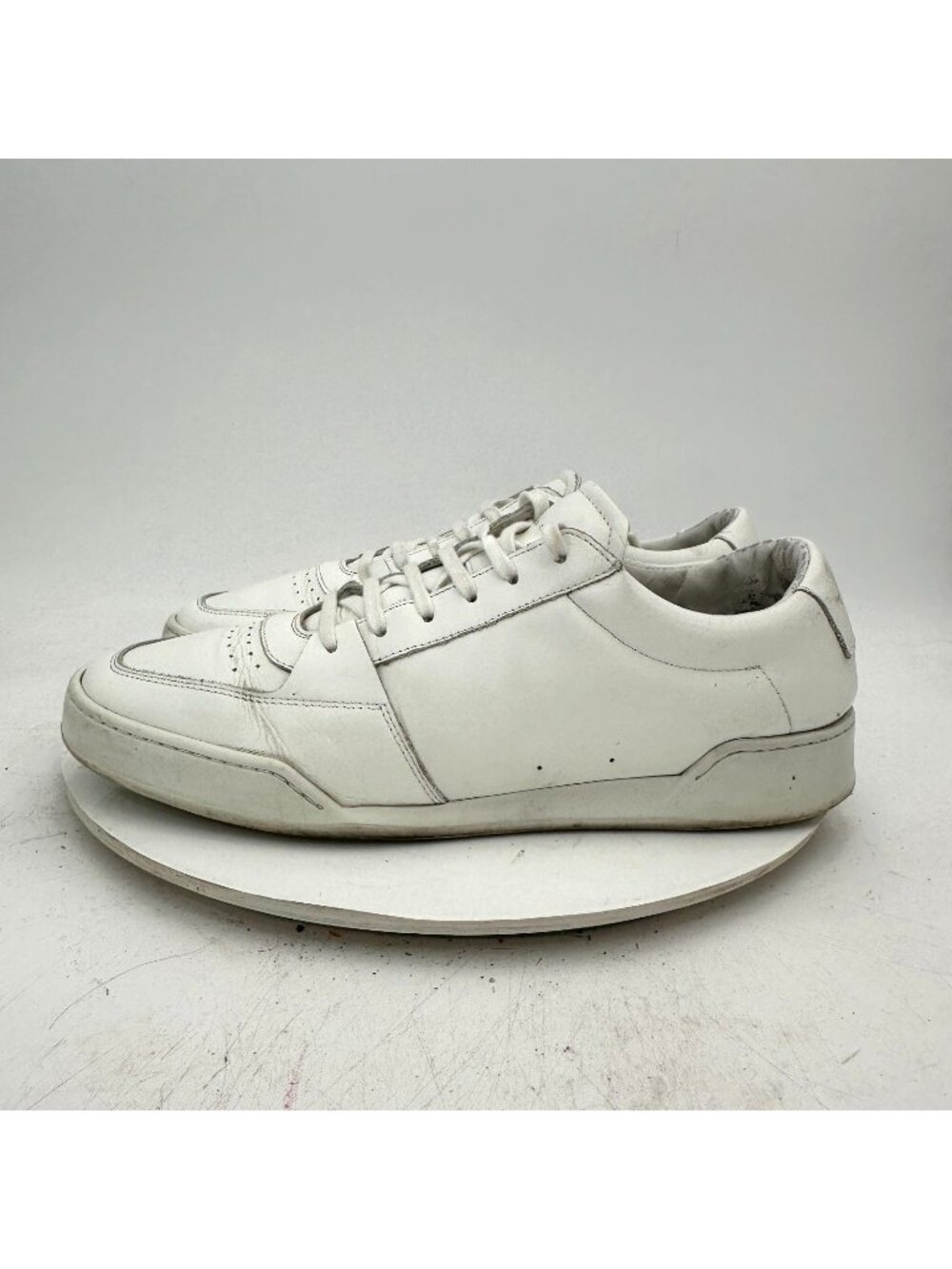 Oliver Cabell Low Top Men Size EU 42 US 9 All White Leather Casual Shoes